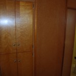 Hall cabinets.