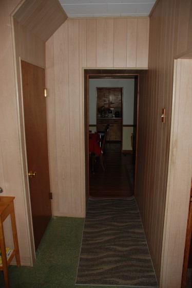 Downstairs Hallway facing Dining Room.